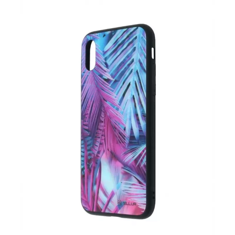 Szkło ochronne z nadrukiem Tellur na iPhone XS — hartowany ochraniacz ekranu