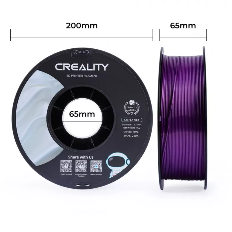 Materiał do druku 3D Creality 3D 3301120005 Silk Fioletowy 1 kg
