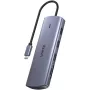 Adapter wieloportowy USB-C Unitek D1113A — HDMI, VGA, czytnik kart, PD 100W