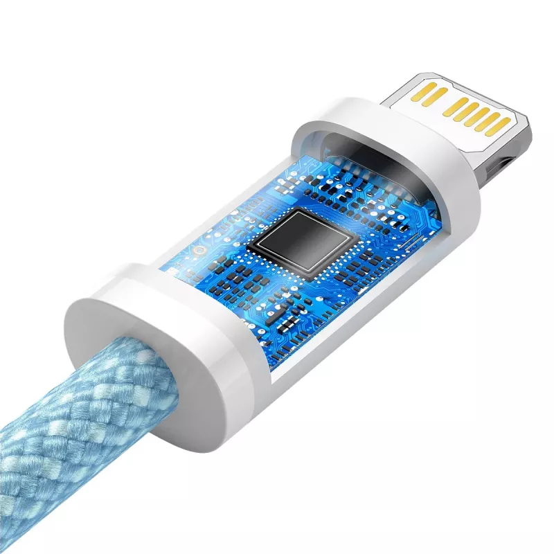 Kabel USB-C na Lightning Baseus Dynamic Series, 20 W, 1 m (niebieski)