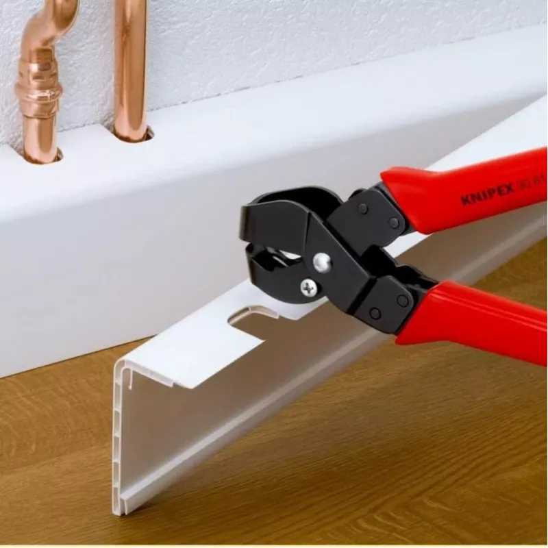 Szczypce do nacinania Knipex dł. 250 mm szer. cięcia 16 mm głęb. cięcia 32 mm z plastikowymi nakładkami