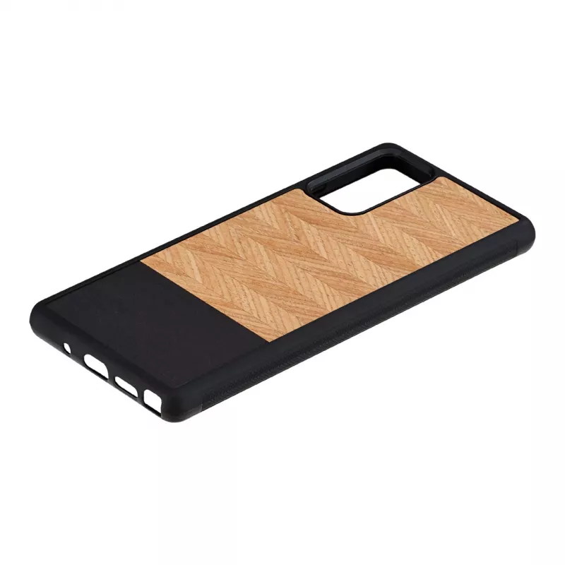 Etui na smartfon Man and Wood Galaxy Note 20 jodełka czarny