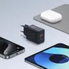 Baseus P10111404113-00 Cube USB-C / USB-A 30W ładowarka sieciowa Czarna