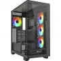 ELITE SHARK CA500, obudowa typu Tower, czarna, hartowane szkło x 2