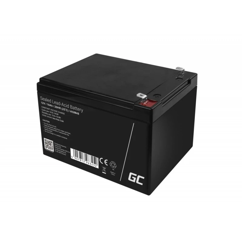 Bateria UPS zielony Cell AGM48, kwasowo-ołowiowa (VRLA) 12 V 10 Ah