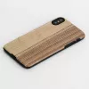 etui na smartfona man and wood for iPhone X/XS — vintage olive Czarny