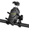 Pasywny uchwyt UleFone Armor Mount Pro do telefonów komórkowych — mocowanie na kierownicę, do rowerów i hulajnóg, czarny
