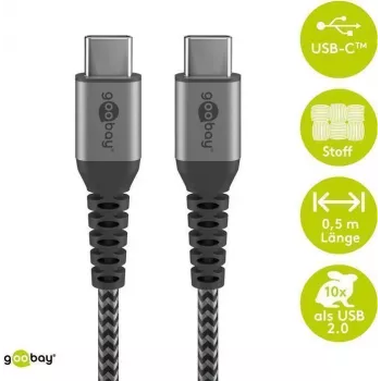 Goobay 49302 Kabel USB Czarny