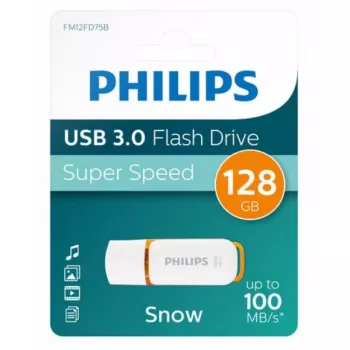 Philips FM12FD75B/00 Pamięć USB 128 GB USB Type-A 3.2 Gen 1 (3.1 Gen 1) Pomarańczowy, Biały