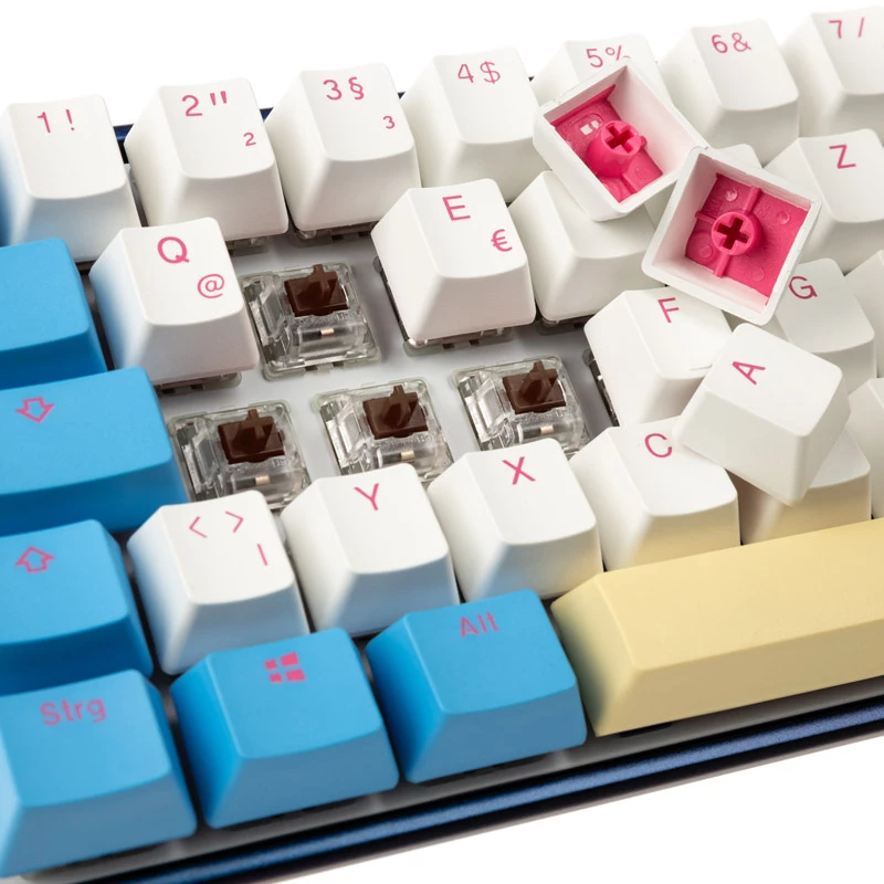 Klawiatura mechaniczna Ducky Mecha SF Limited Dawn Edition RGB LED MX Brown — kompaktowy układ 65%, hot-swap nie określono
