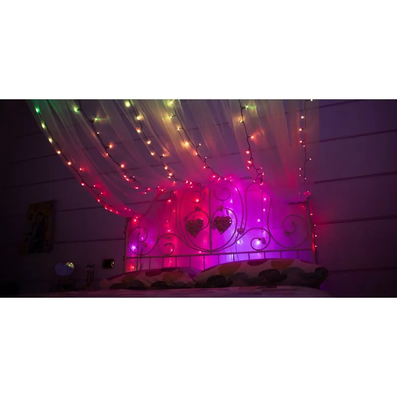 TWINKLY Strings 600 (TWS600STP-BEU) Inteligentne lampki choinkowe 600 LED RGB 48 m