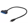 Gembird AUS3-03 adapter USB-C do dysku SATA 2,5 cala, 0,2 m, czarny