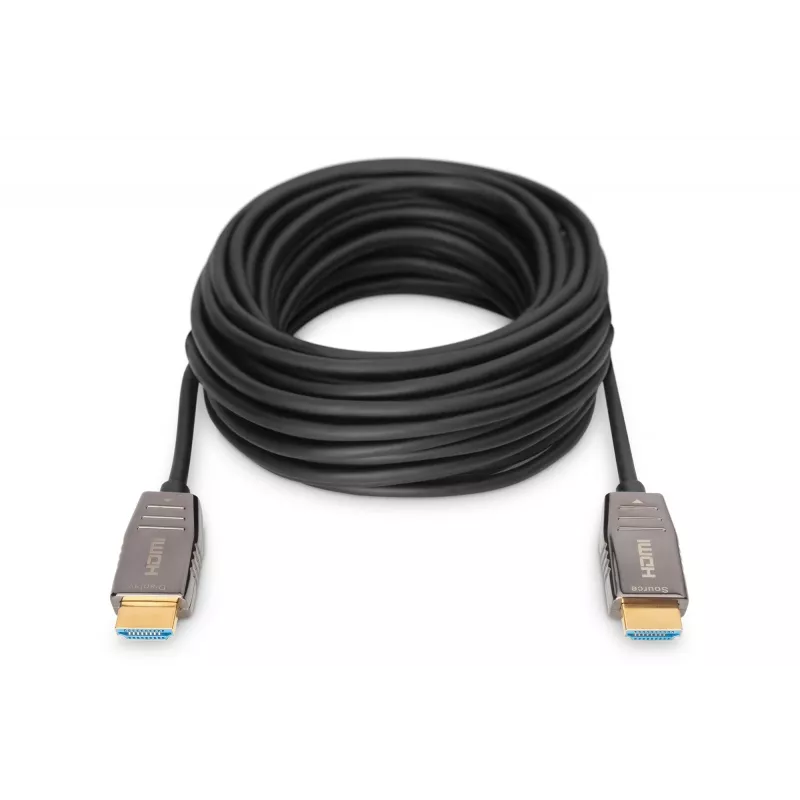 Hybrydowy kabel światłowodowy HDMI AOC Digitus AK-330126-300-S