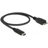 Kabel USB DeLOCK 0.5m USB3.1 C - MicroUSB3.1 B