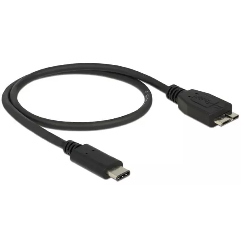 Kabel USB DeLOCK 0.5m USB3.1 C - MicroUSB3.1 B