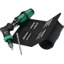 Ratchet screwdriver Wera Kraftform Kompakt Pistol RA‑R 2 with 13 bits, compact ratcheting pistol‑grip design