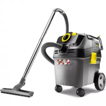 Odkurzacz beczkowy Kärcher NT 30/1 Ap L — na sucho i mokro, pojemność 30 l, 1380 W, przepływ powietrza 74 l/s, 25,4 kPa