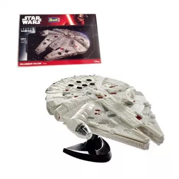 Revell 03600 Star Wars Millennium Falcon (Han Solo) model plastikowy w skali 1:241 niezmontowany/niemalowany bez kleju, farb i pędzla