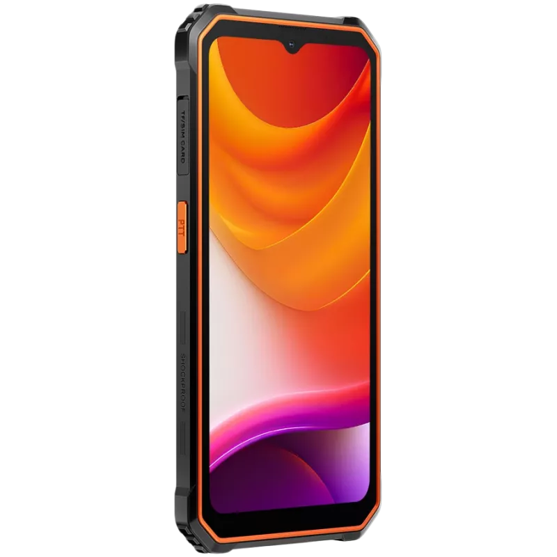 Blackview Rugged BV4800SE LTE 6.56 inch HD+IPS 720x1612 90Hz 4GB+64GB UMS9320E Octa-Core 1.8GHz Aparat przedni 8MP Tylny 16MP+2MP NFC 5100mAh BEZ ŁADOWARKI Android 15 Pomarańczowy