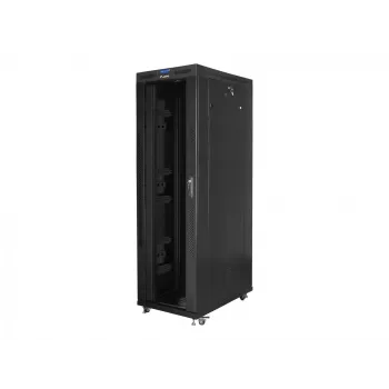 Lanberg FF01-8242-12BL szafa rack 42U Wolnostojąca Czarny