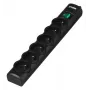 Ever Optima 5m Czarny 6 gniazd AC 250 V