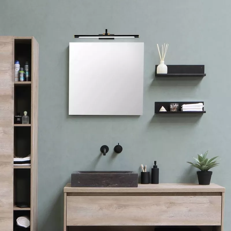 Dekoracyjna oprawa ścienna ActiveJet AJE-FADO — LED 12W, 720 lm, 4000K, IP44, 560×210×100 mm