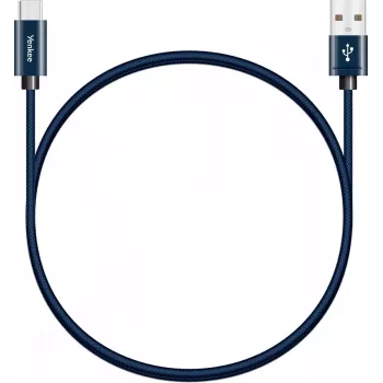 Kabel YENKEE YCU 301 BE USB-A 2.0/USB-C 1m Fioletowy
