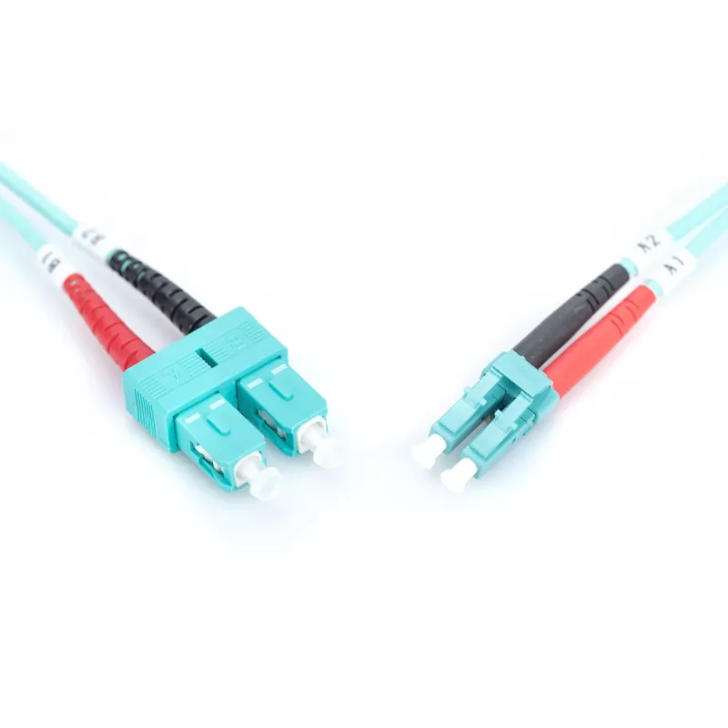 Kabel światłowodowy krosowy Digitus OM3 LC/SC 1m