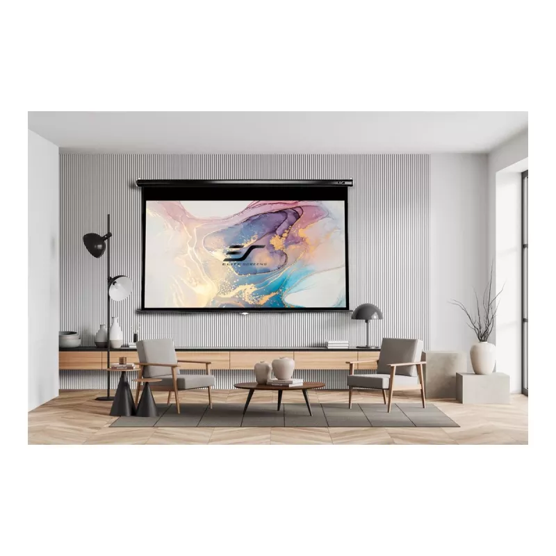 Elite Screens | Manual Series | M92UWH | Przekątna 92 cale | 16:9 | Szerokość obrazu (S) 204 cm | Czarny