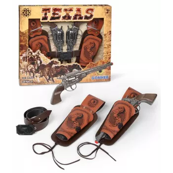 Gonher Zestaw Texas Rewolwer 8 Strzałów (234/0)