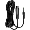 Mikrofon SVEN MK-100 (Przewodowy, dynamiczny, metalowy, kabel 4,0 m, Jack 6,3/3,5 mm, kardioidalny, czarny)