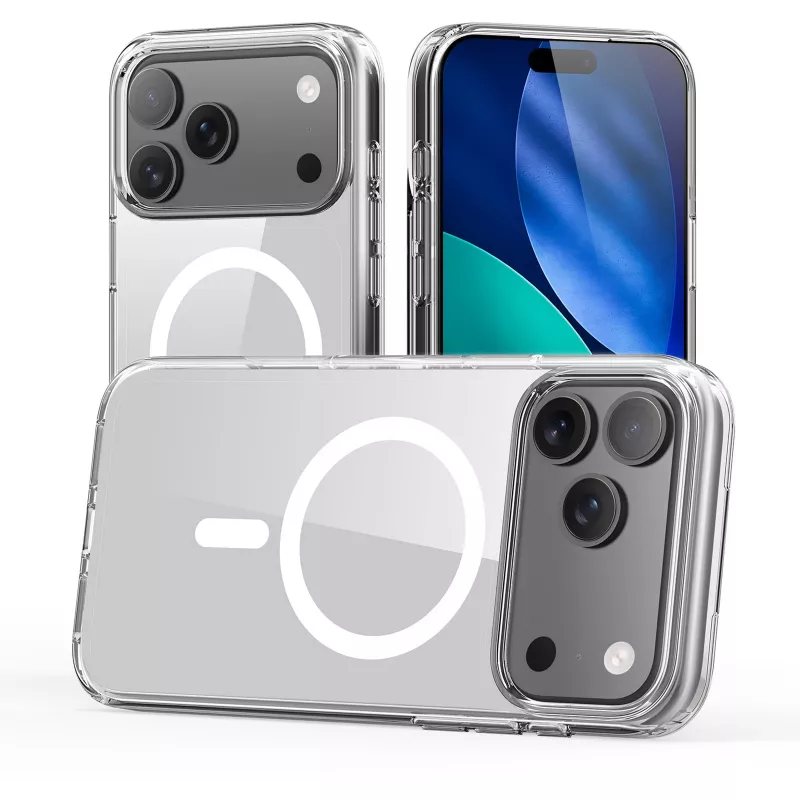 Nevox StyleShell SHOCKFlex - iPhone 17 Pro Max kompatibel z MagSafe transparent