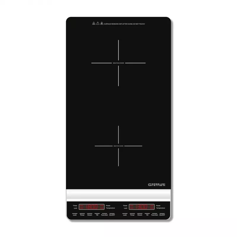 G3 Ferrari Dinamiko Deep Czarny Countertop 29.5 cm Płyta indukcyjna strefowa 2 stref(y)
