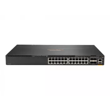 HPE Aruba 6300M - Switch - L3 - zarządzany - 24 x 10/100/1000 + 4 x 1 Gigabit / 10 Gigabit / 25 Gigabit / 50 Gigabit SFP56 (Uplink / Stacking) - Przód i tył do tyłu - na szynę