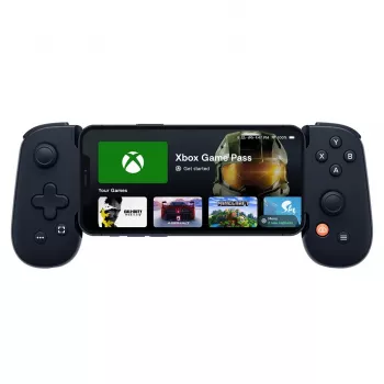 Gamepad BackBone One dla Androida Czarny — przewodowy kontroler Lightning do PC, PlayStation, Xbox, iOS (257,6 × 32,6 × 93,9 mm)