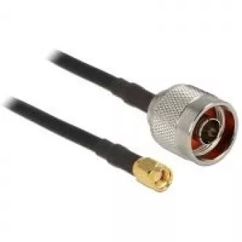 Kabel koncentryczny CFD200 DeLOCK 88939 1.5m RP-SMA Czarny