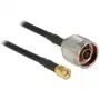 Kabel koncentryczny CFD200 DeLOCK 88939 1.5m RP-SMA Czarny