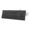 Przewodowa klawiatura pełnowymiarowa NATEC MORAY Home/Office USB QWERTY US International Czarny, 104 klawisze, klawiatura numeryczna