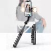 Tech-Protect L05S Selfie Stick ze statywem lampa LED sterowanie Bluetooth-Remote Control