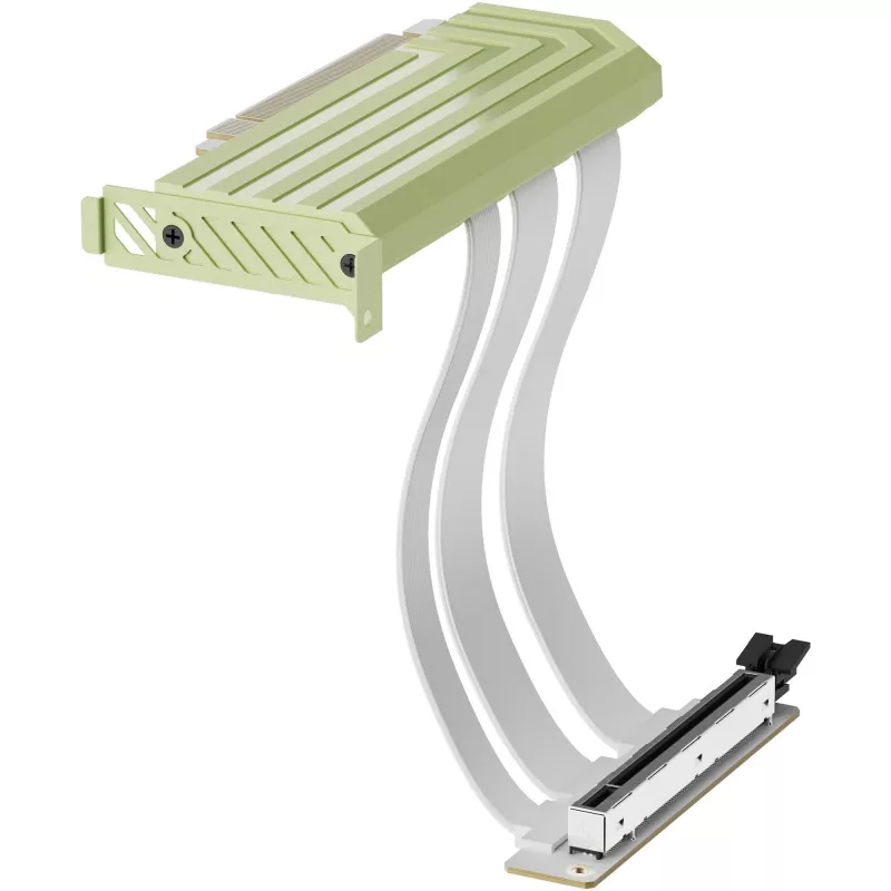 PCIe 5.0 Hyper Riser HYTE, 20 cm, zielono-biały (ACC-HYTE-PCIE50-MM)