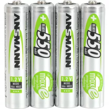 Bateria Ansmann Blister 4 x akumulator AAA 550 mAh