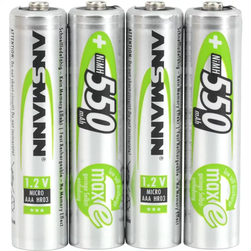 Bateria Ansmann Blister 4 x akumulator AAA 550 mAh