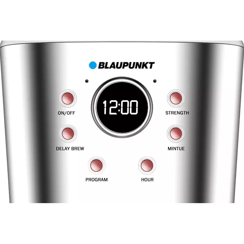 Ekspres do kawy przelewowy Blaupunkt CMD802WH 1,5 l Srebrny