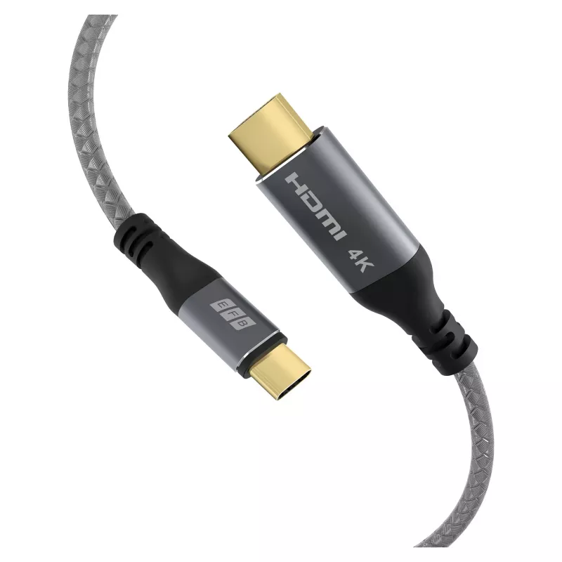 EFB Elektronik Kabel USB-C na HDMI 4K30Hz Szary - Kabel - Cyfrowy/Dane (USB-HDMI-00001)