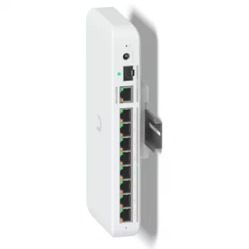 Ubiquiti UACC-Switch-DIN biały uchwyt z poliwęglanu