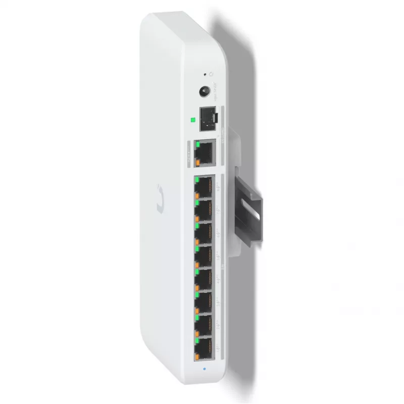 Ubiquiti UACC-Switch-DIN biały uchwyt z poliwęglanu