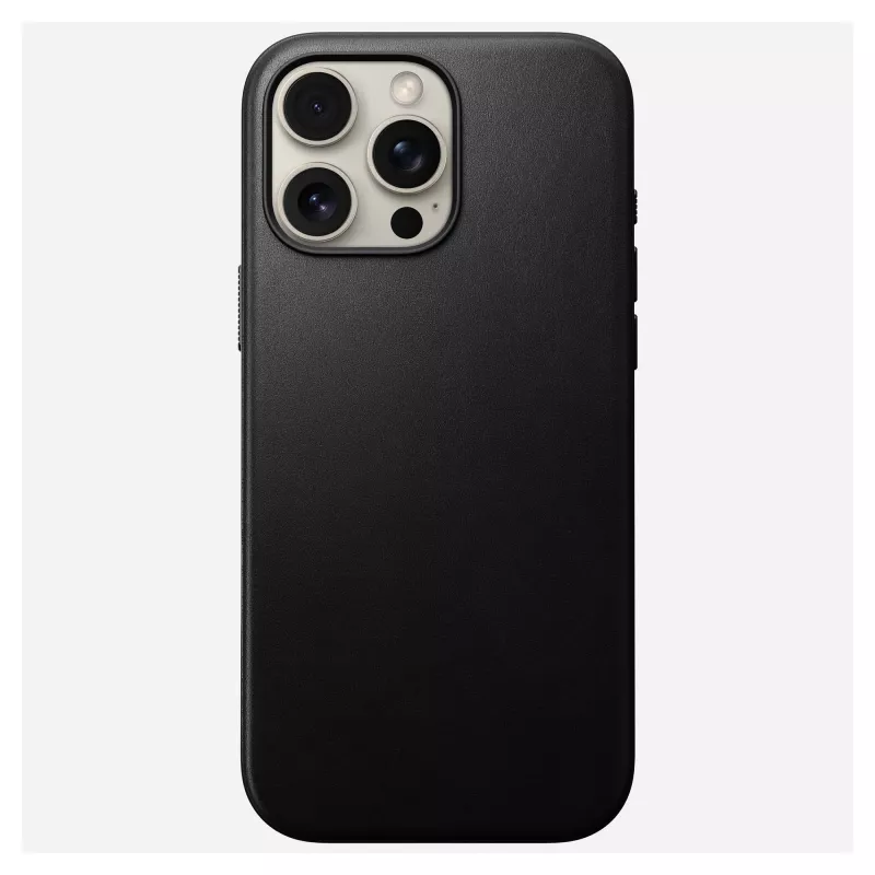 Pokrowiec na telefon Nomad NM01693185 do Apple iPhone 16 Pro Max, skóra/TPU/PC, czarny, pasuje do ekranu 17,5 cm (6,9 cala)