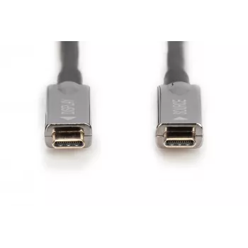 DIGITUS USB-C AOC AV-Anschlussk. 10m 4