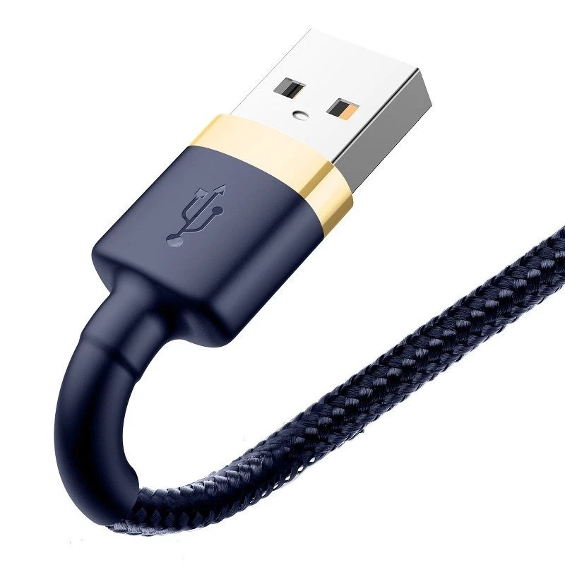 Kabel Lightning Baseus CALKLF-CV3 2m Niebieski Złoty