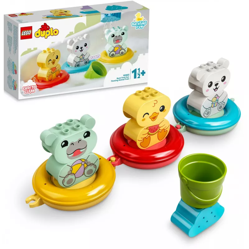 LEGO DUPLO 10965 ZABAWA W KĄPIELI: PŁYWAJĄCY ZWIERZĘCY POCIĄG